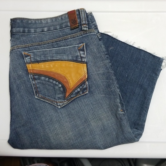Odyn Jeans Odyn Cropped Jean Shorts Vintage Poshmark